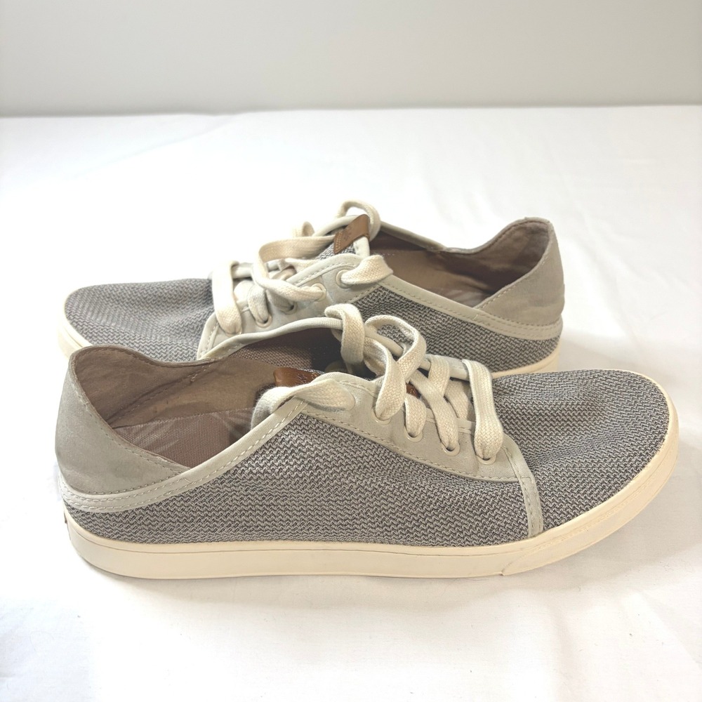 OluKai Sneakers Women 10 Coastal Minimalist Neutral Comfort Shoe